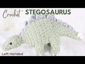 CROCHET STEGOSAURUS FREE PATTERN | Dinosaur Crochet Pattern | Stegosaurus Crochet | Dino LEFT