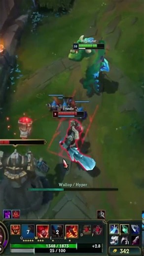 Ez 1v1s Vs Trundle!😎#leagueoflegends #gnarclips #gnar #shorts