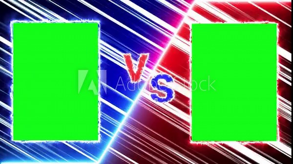 versus vs line speed neon animated versus vs line speed neon blue team vs red team looping 4k