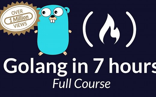 【YouTube 百万播放量】面向初学者的Go语言教程 - Golang Tutorial for Beginners（中英文字幕）