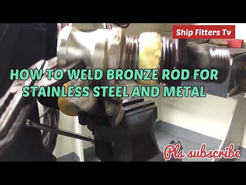 How to use bronze rod on gas welding