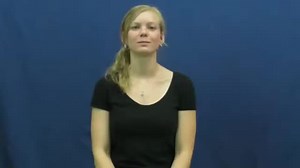Watch how to sign 'handbill' in American Sign Language.