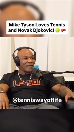 Mike Tyson Loves Tennis! 🎾 🥊