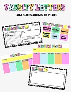 Lesson Plan and Slides Templates (Editable-CANVA AND GOOGLE SLIDES))