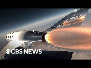 Virgin Galactic launches first commercial sub-orbital flight to space | full video