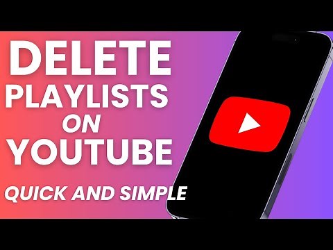 🎥📝How To Delete YouTube Playlists (Quick And Simple)📝🎥