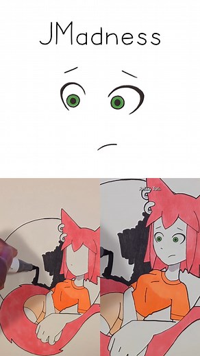 386K views · 4.2K reactions | Here’s a behind the scenes look at how I approached filming, animating, drawing, and editing this video. Tori Voiced by Cessinista Jay (Artist) Voiced by Richard J Browning Art, Artist, Animation, Markers, Pen, Pencil, Drawing, Paper, #JMadness #Flyra #Art #Animation #Draw | JMadness | Facebook