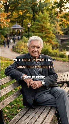 GREAT POWER, GREAT RESPONSIBILITY