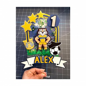 Tigres UANL Cake Topper: Personalized Soccer Birthday Party Decor - Etsy