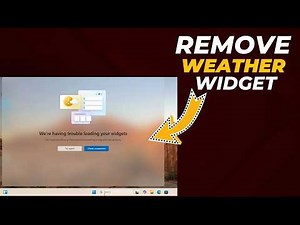 How to Delete Weather Widget in Windows 11
