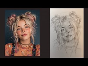 How to Draw a Realistic Portrait Step by Step | Beginner Pencil Drawing Tutorial