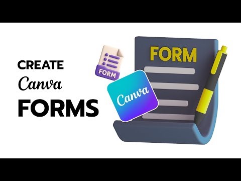 Create Forms: Collect Data Easily Using Canva (NEW CANVA UPDATE)