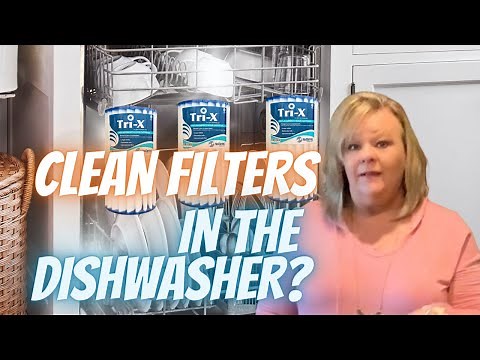 How To Clean a Hot Tub Filter In the Dishwasher