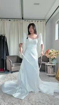 Transforming Filipiniana Wedding Dress for Ceremony & Reception #shorts