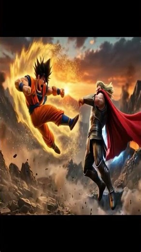 Son Goku vs thor || The Final Punch!