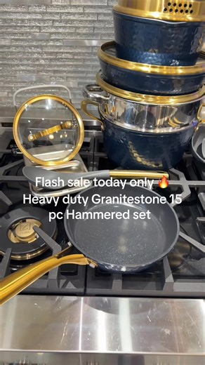 If you’ve been eyeing this granite stone set, you need to get it today because the sale ends today! #tiktokshopcreatorpicks #tiktokshopjumpstartsale #granitestone #kitchenmusthaves #cookware @Granitestone