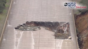 23K views · 307 reactions | GAPING HOLE: Heavy rain and runoff has created a 300-foot deep hole under the Oroville Dam Spillway - authorities say there is no danger to the public as water levels continue to rise. abcn.ws/2kr4wqk | ABC World News Tonight with David Muir | Facebook