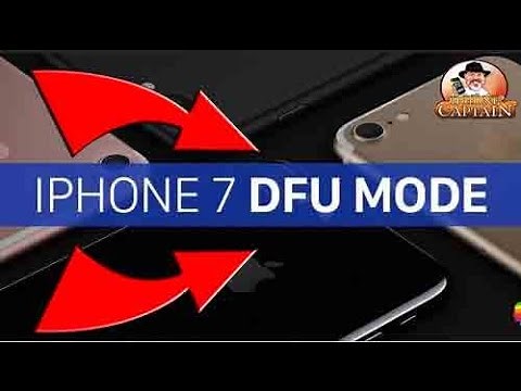 How to enter DFU Mode or Safe Mode iPhone 7 Downgrading or Restoring Purposes