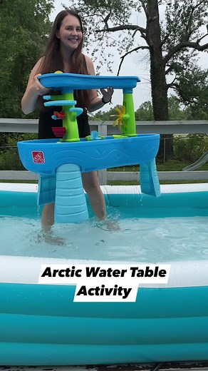 3.2M views · 18K reactions | How fun is this water table activity? I decided to put it in their pool for some extra fun and they loved it!  #momlife #WaterPlay #sensoryplay #summerfun #kidsactivities | Kamry Vincent | Facebook