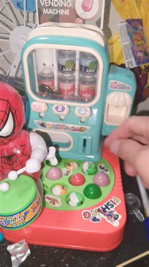 Vending machine dispenser with Batman drummer #shorts