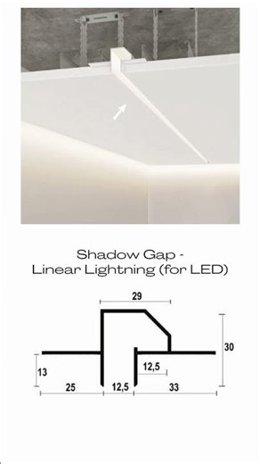 Shadow gap linear lightning, interior design ideas. #linearlighting #renovation #homedecor