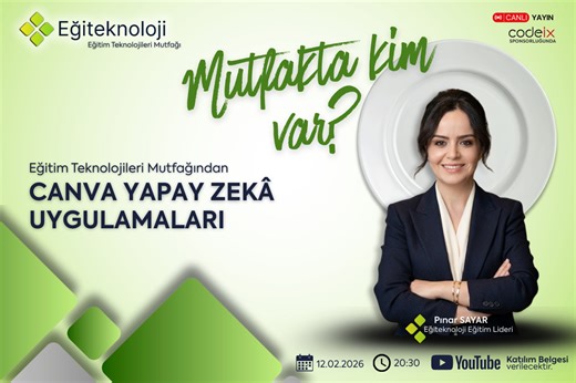 Canva Yapay Zekâ Uygulamaları Canlı Yayını - Eğiteknoloji
