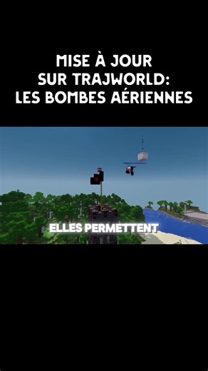 Mise à jour sur Trajworld: Les bombes aériennes #minecraft #serveurminecraft #smp