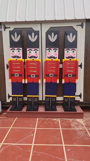 868 reactions · 415 shares | TOY SOLDIER DIY pattern in video | The Shabby Shack | Facebook