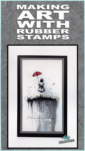 Make Art With Stamps #art #crafting #cosmicshimmer