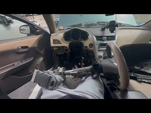 2009 Chevy Malibu steering column disassembly and reassembly, powered steering replacement