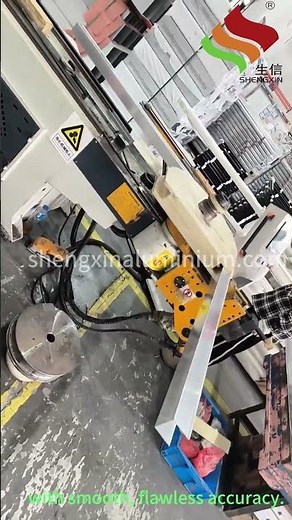 Precision Aluminum Profile Bending | CNC Bending Machine in Action #aluminum #bending #building