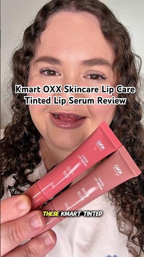 Kmart Tinted Lip Serums #kmart #kmartfinds #newmakeup #dupes #lipserum #lipbalm