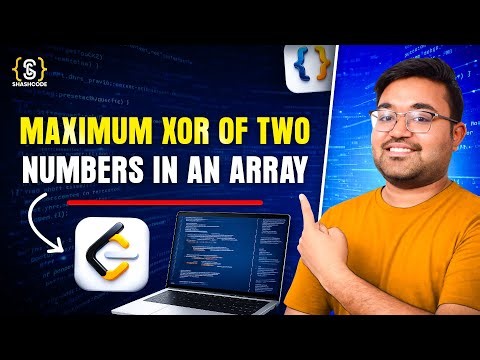 Maximum XOR of Two Numbers in an Array | Trie + Bit Manipulation | Java