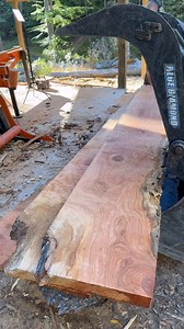 130K views · 3.1K reactions | One of the prettiest #cherry #logs I’ve ever cut. I did hit 3 nails in it but was able to cut around them. Wood-Mizer #woodmizer #sawmill #beautiful #slabs | Harpeth Timber & Mill | Facebook