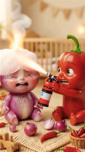 Tomato vs Onion – The Most Satisfying Animation Ever 🍅🧅