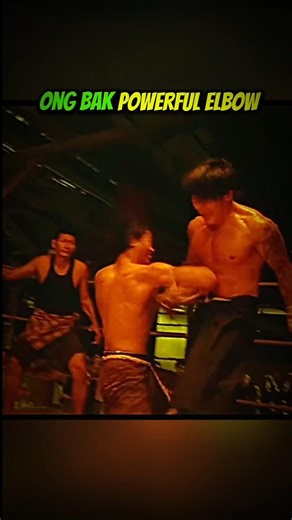 OMG Back Powerful Elbow Knockout...#martialarts #elbowstrike #shots