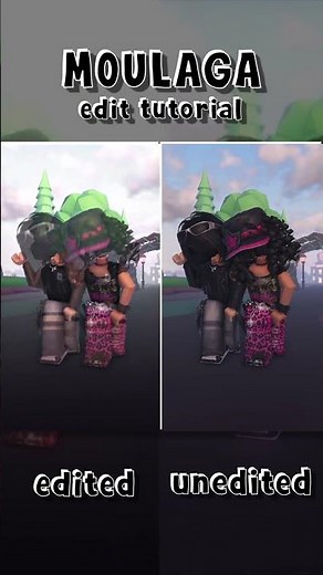 MOULAGA tutorial 🔥 roblox edit