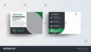 Stylish Corporate Eddm Postcard Design Template Stock Vector (Royalty Free) 2434017549 | Shutterstock