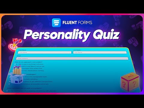 How to Create a Personality Quiz with Fluent Forms: A Simple Guide