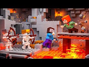 Lego Stop Motion Animation Compilation/ Alex and Steve Life | Lego Stop Motion | Minecraft Animation