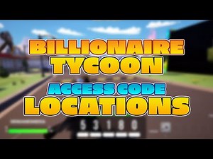 Fortnite Billionaire Tycoon 🤑 Access Code Locations