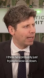 467K views · 5.4K reactions | "Probably his whole life is from a position of insecurity" OpenAI CEO Sam Altman said the company is "not for sale" and Elon Musk is probably trying to delay its progress with an unsolicited bid for the AI firm. https://trib.al/TzmIsve | Bloomberg | Facebook