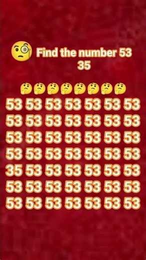 find the number 53 and 35