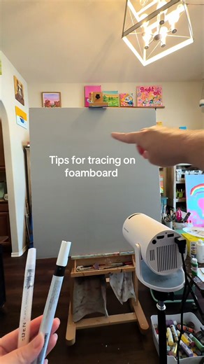 Creating Art with Felt Tip Acrylic Markers