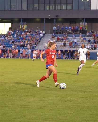 Right place, right time, amazing pass! #RockChalk | University of Kansas Soccer