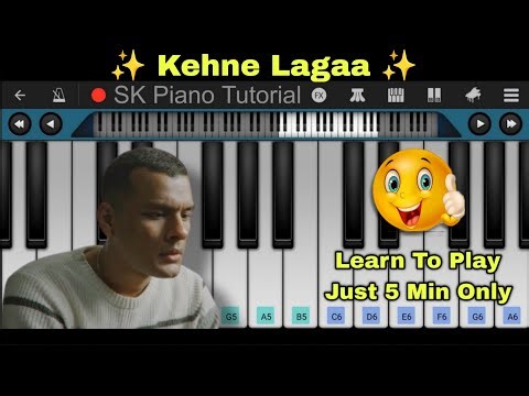 Kehne Lagaa - Rushil Aswal | EASY Piano Tutorial