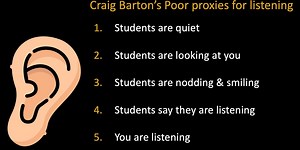 Poor proxies for listening