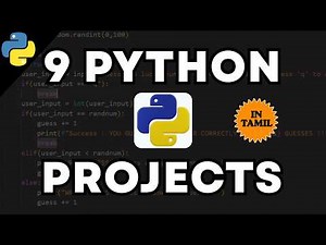 Python Projects for Beginners | Complete Tutorial in Tamil