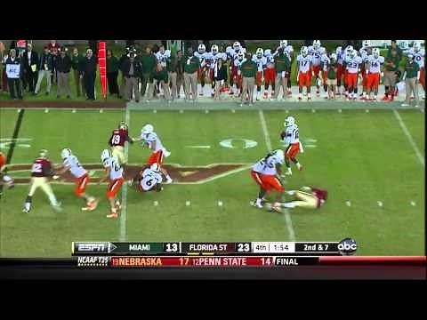 FSU Seminoles - The hardest hitting team in college football history!