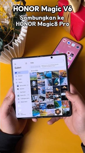 💡 Ekosistem HONOR menghubungkan telefon pintar, jam dan tablet ⏱️ Pengalaman #HONORMagicV6